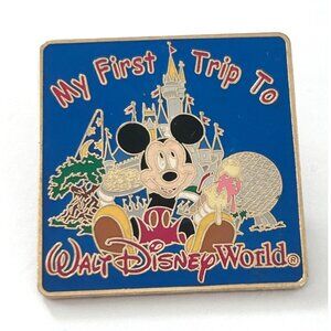 WDW My First Trip To Walt Disney World Mickey Disney Lapel Pin
